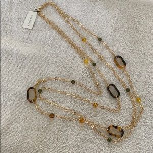 Talbots Double Chain Link Necklace